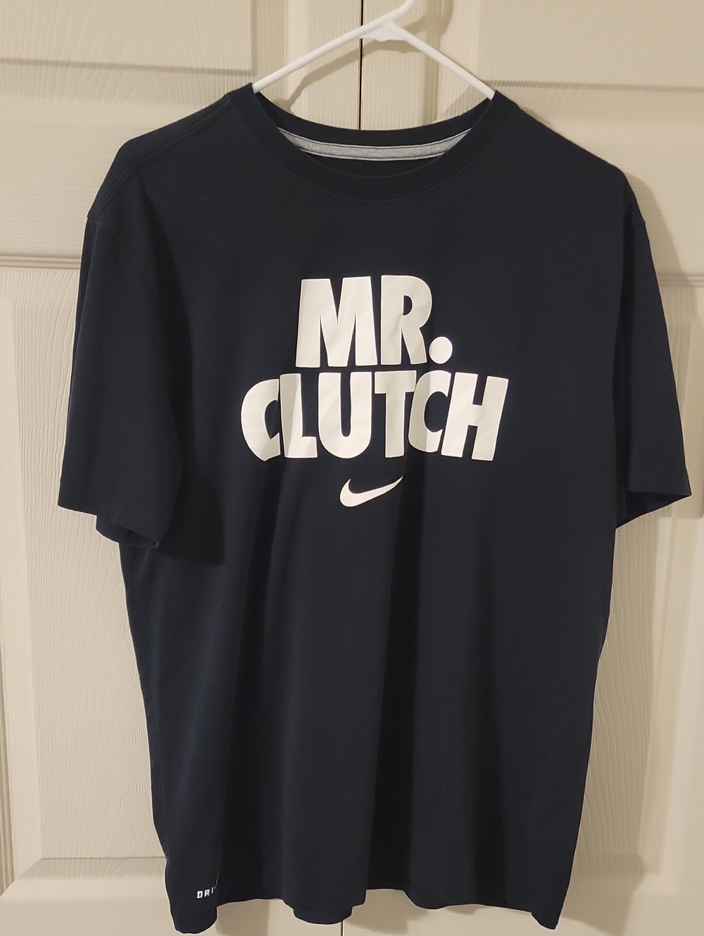 Nike Navy Short Sleeve 'MR. CLUTCH' Graphic Tee